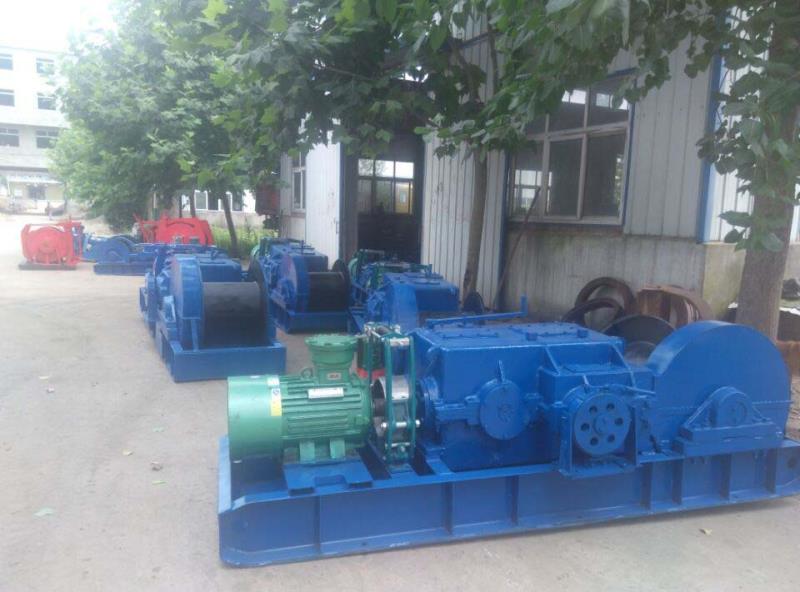 新疆客户关总订购JSDB-13双速绞车生产完毕，准备发货